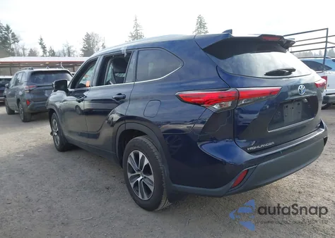 2021 Toyota Highlander Hybrid Xle from USA, damaged, VIN 5TDHBRCH9MS035593